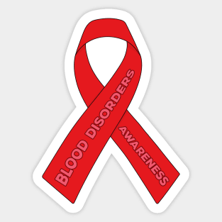 Blood Disorders Awareness Sticker